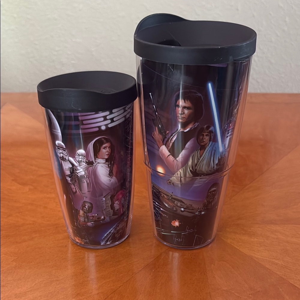 16 AND 24 oz Star Wars Tervis Tumbler Lot